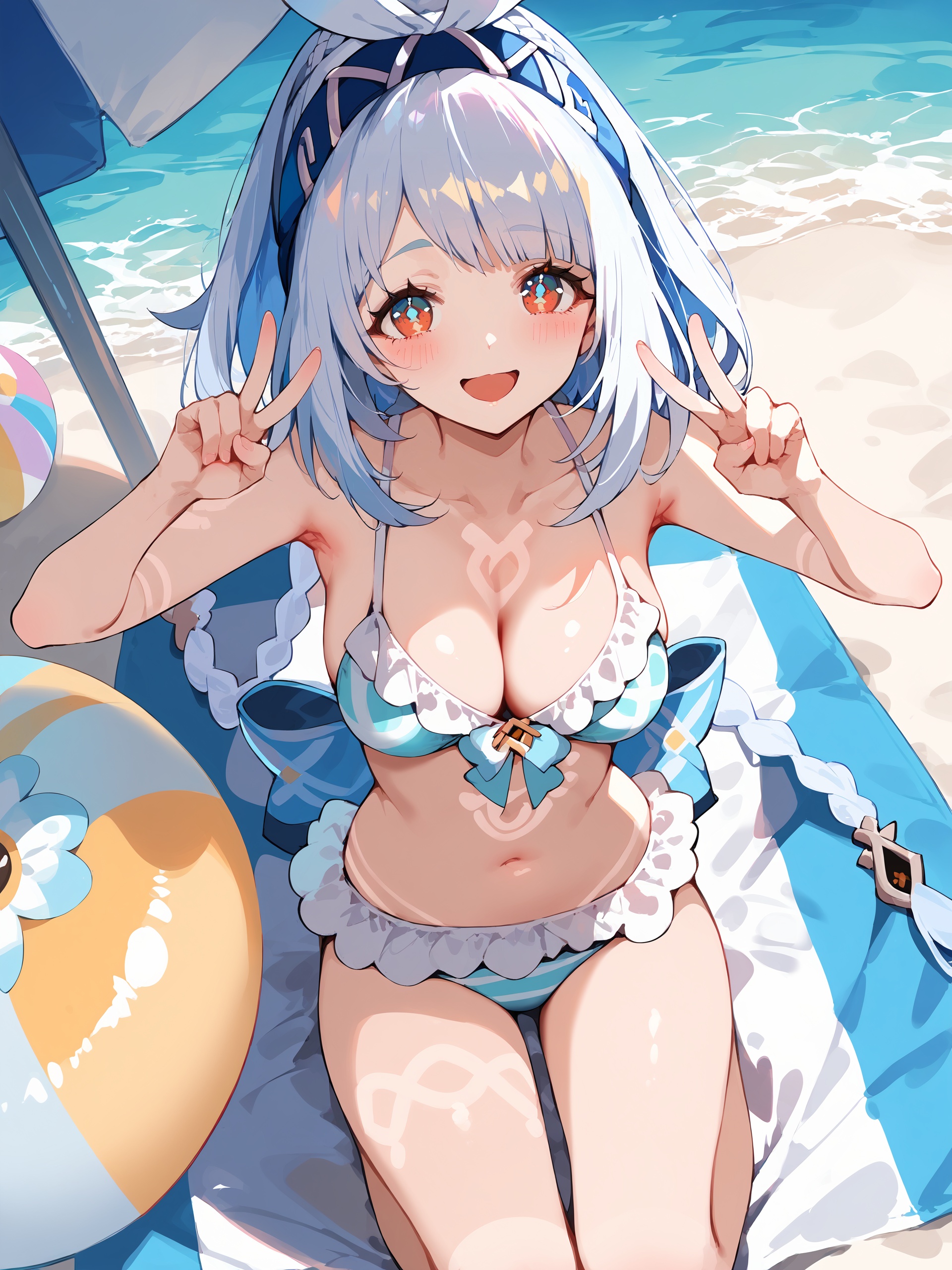 1girl,  mualani \(genshin impact\),  bow hairband on Tensor.Art