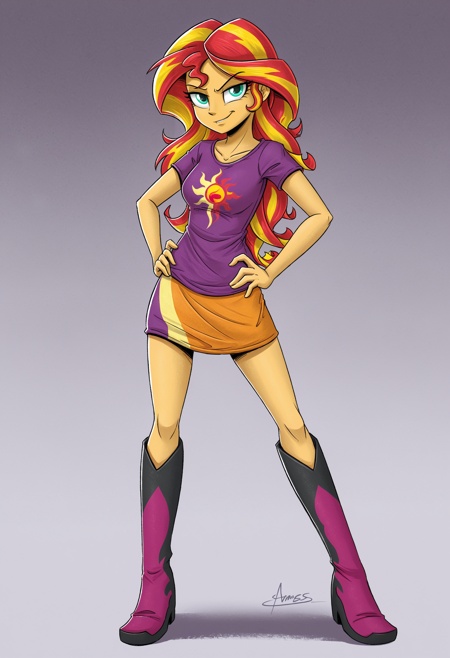 masterpiece,  best quality,  sunset shimmer on Tensor.Art