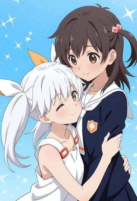masterpiece,  best quality,  anime coloring2girls on Tensor.Art