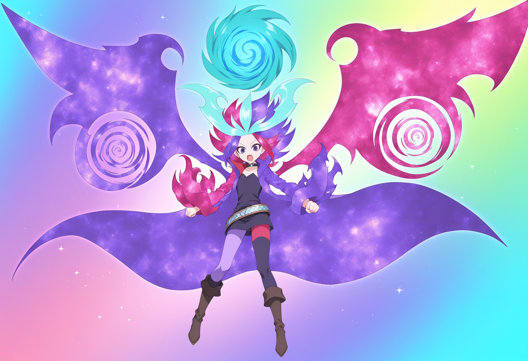gaito kurouzu,  dragonforce\(style of retaliation\),  1boy on Tensor.Art