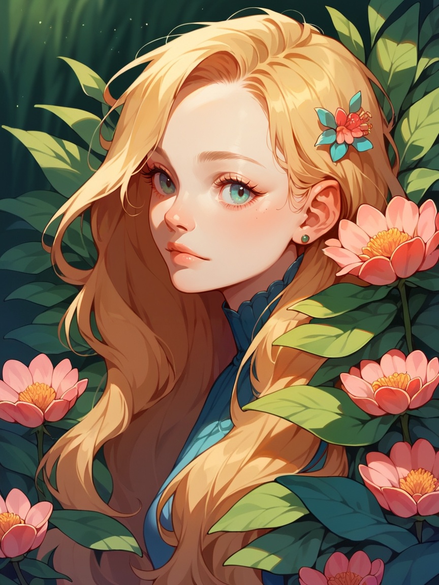 gr33n,  solo,  1girl on Tensor.Art