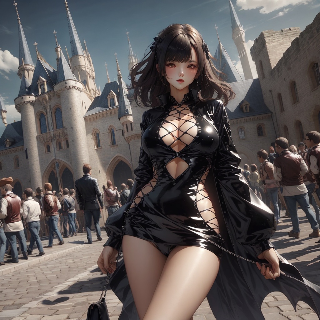Beauty,  HD,  big chest on Tensor.Art