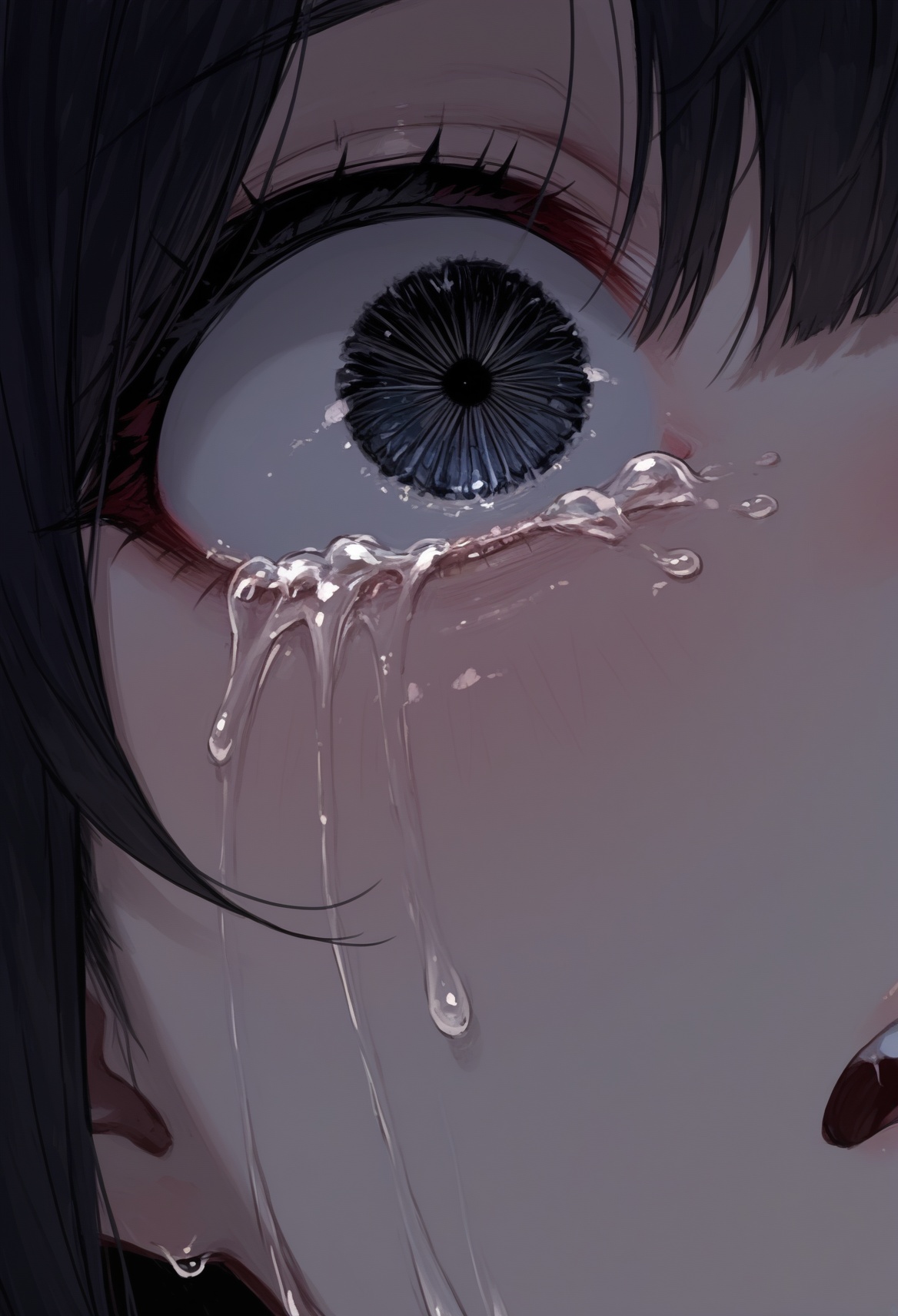 1girl,  close-up,  crying on Tensor.Art