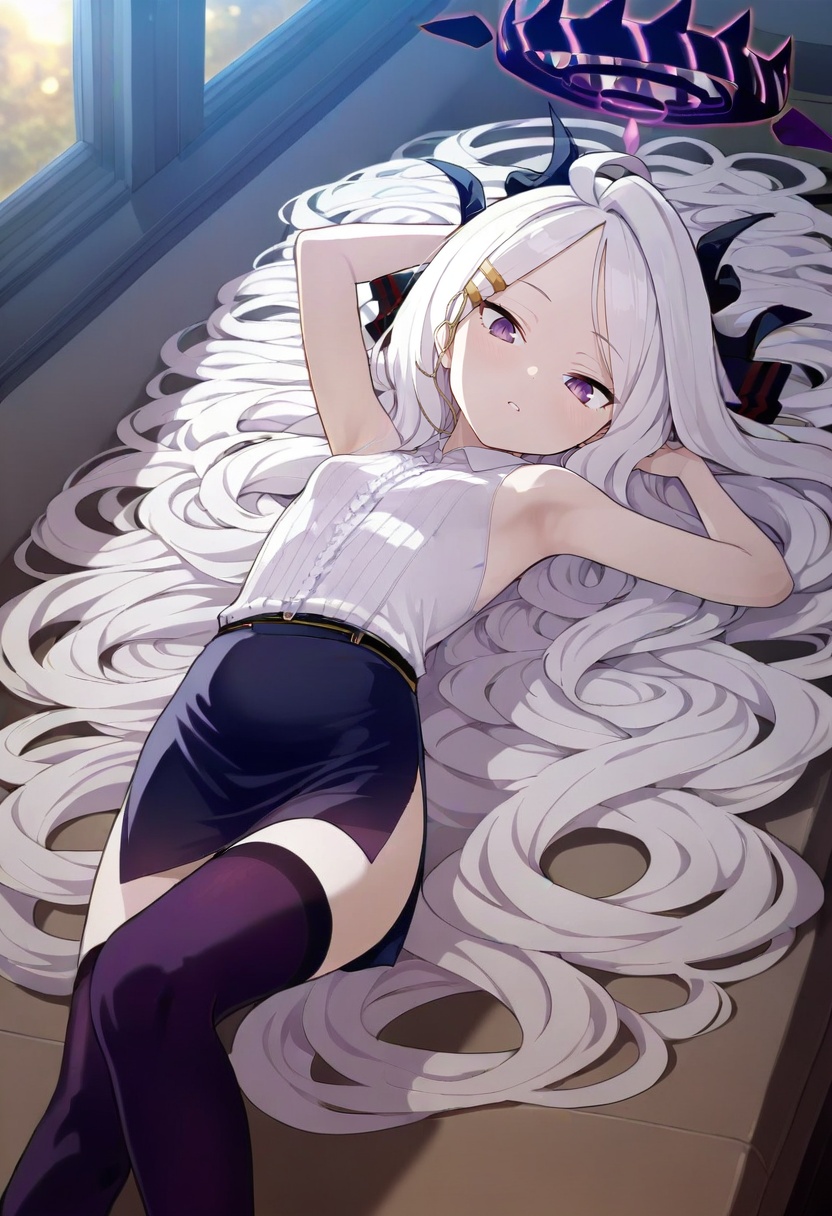 1girl,  hina \(blue archive\),  solo on Tensor.Art