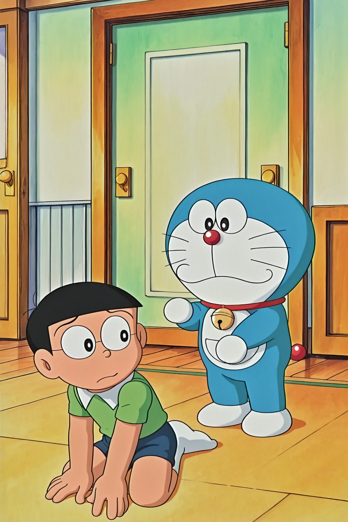 2005's Anime Style,  Doraemon,  Nobi Nobita on Tensor.Art