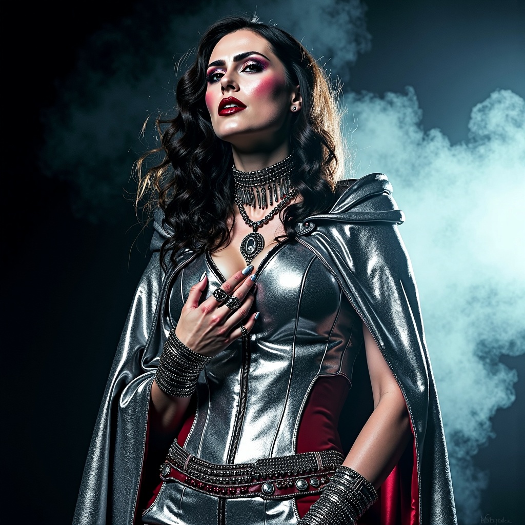 shrdl,  cinematic,  a metal rock singer on Tensor.Art