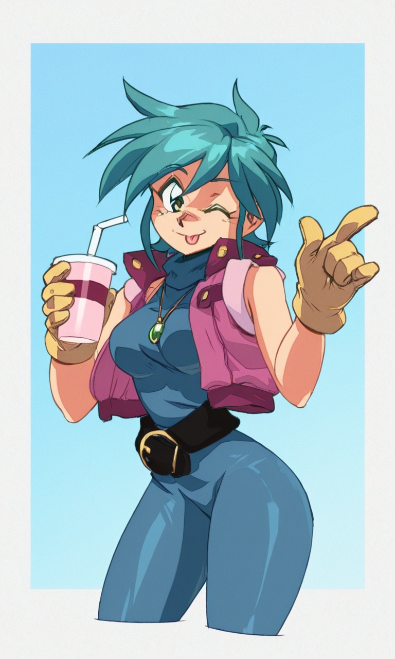 best quality,  masterpiece,  1990s \(style\) on Tensor.Art