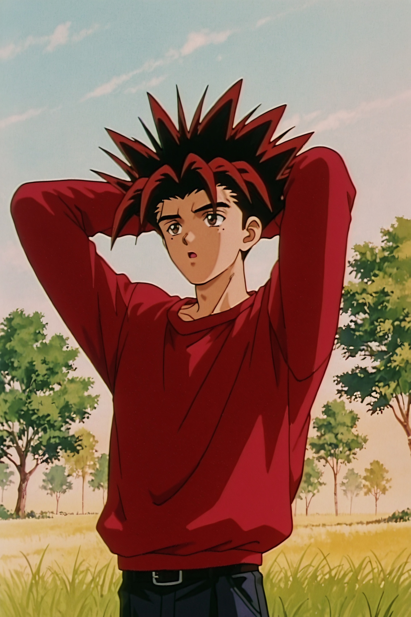 Anime Style,  Momonari Junta,  1boy on Tensor.Art