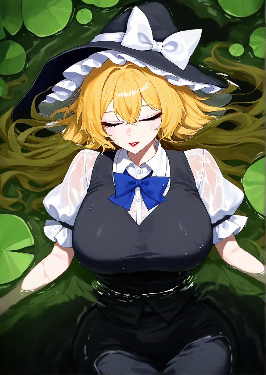 1girl,  kirisame marisa,  huge breasts on Tensor.Art