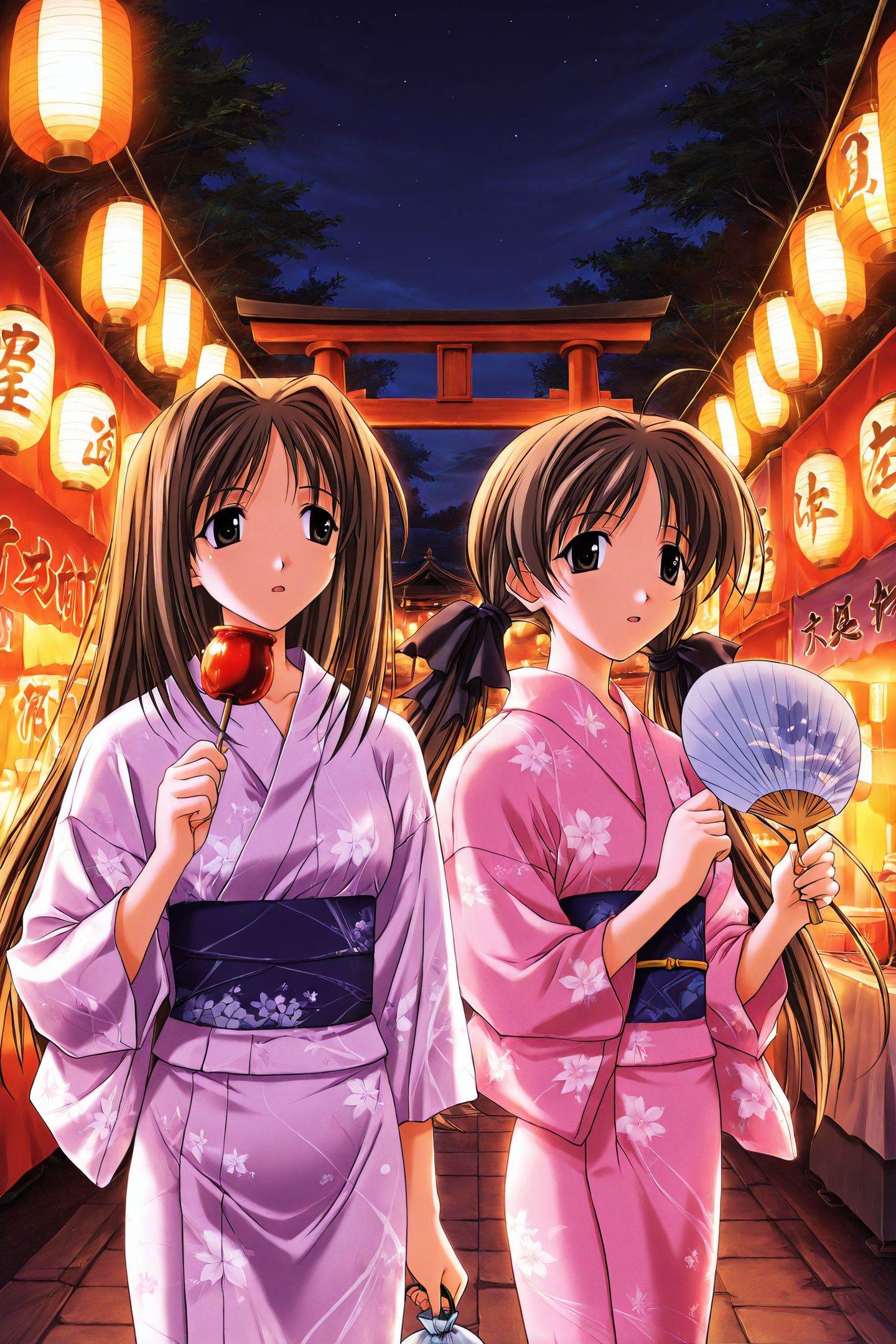 Shirakawa Shizuru,  Shirakawa Hotaru,  2girls on Tensor.Art