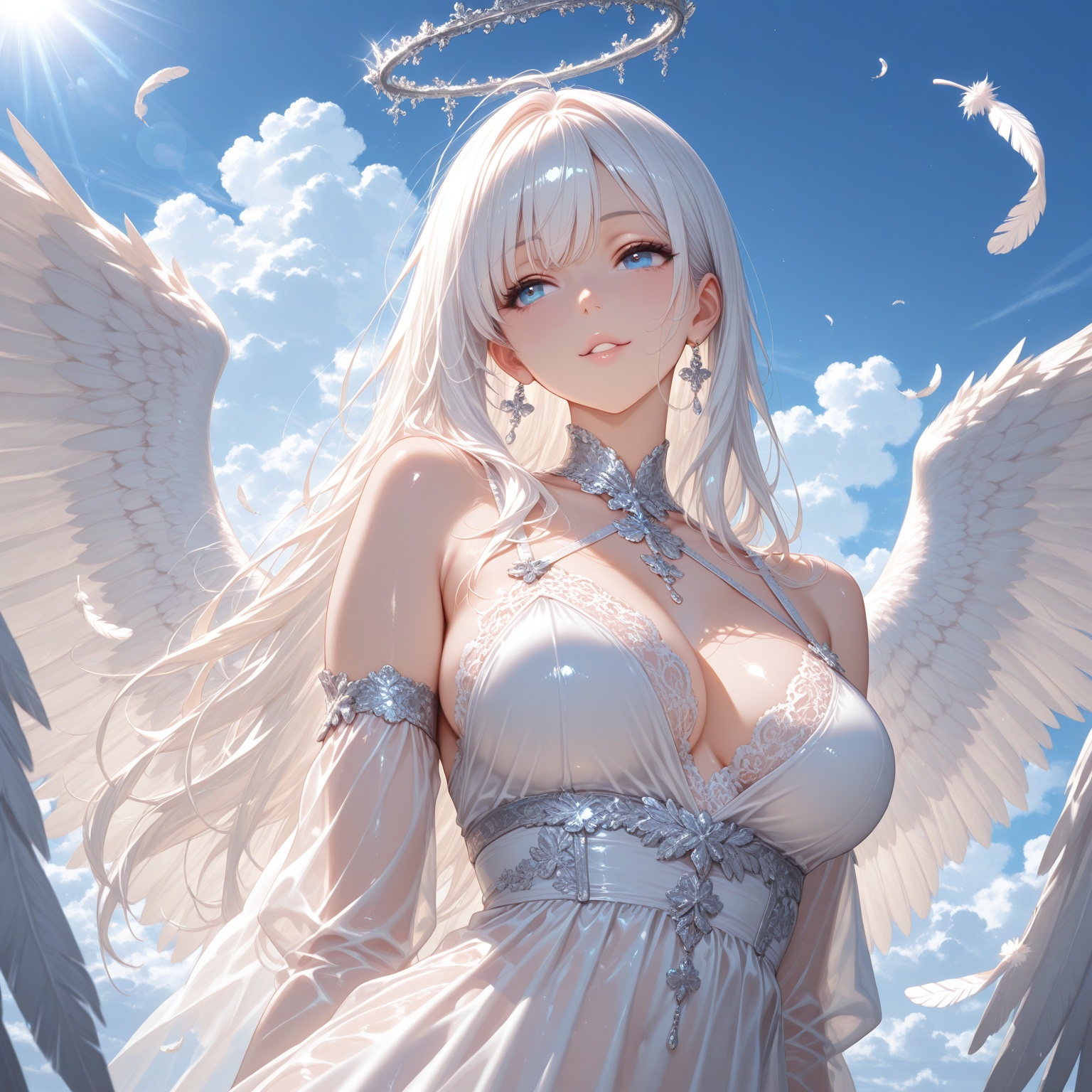 multiple girls,  white theme,  aged up on Tensor.Art