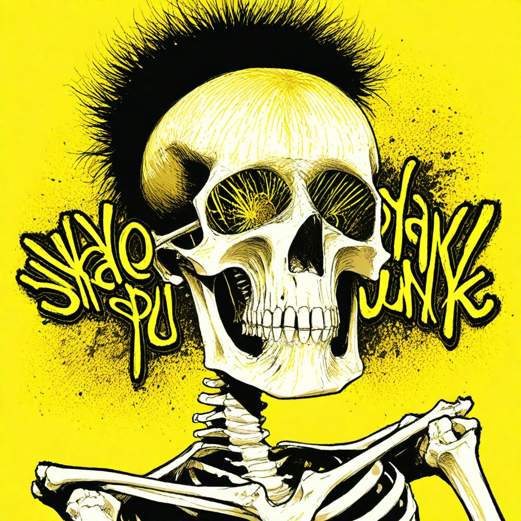 skeleton punk style on Tensor.Art