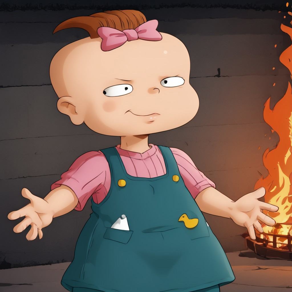LilRugrats,  1girl,  bow on Tensor.Art
