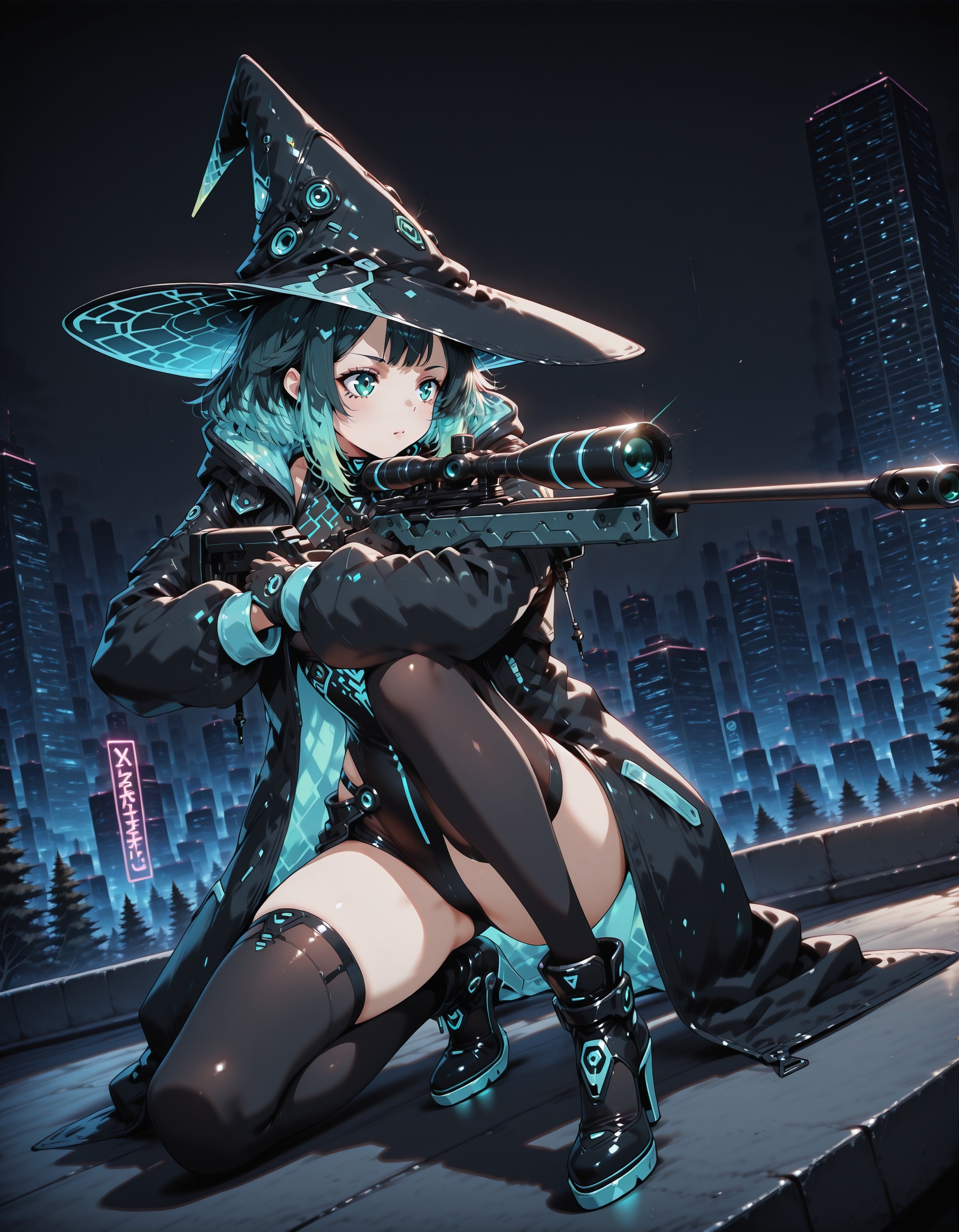 1girl,  ,  cyberwitches on Tensor.Art