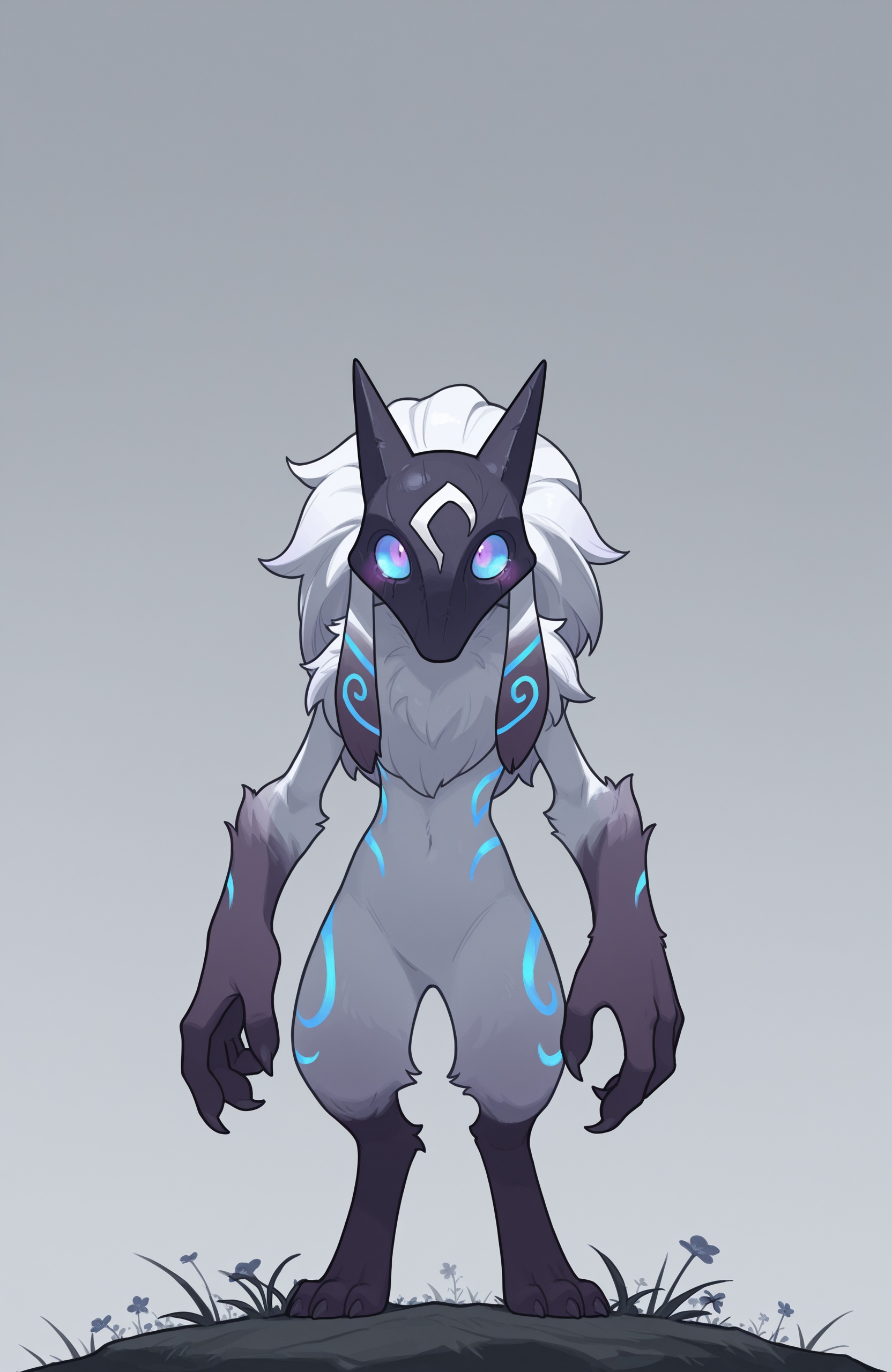 kindred \(lol\),  league of legends,  furry female on Tensor.Art