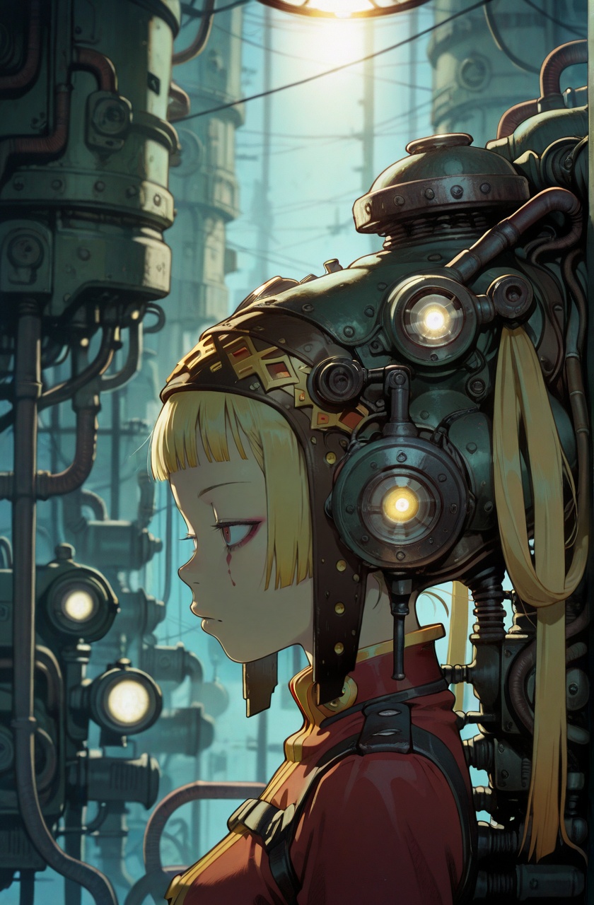 1girl,  blonde hair, on Tensor.Art