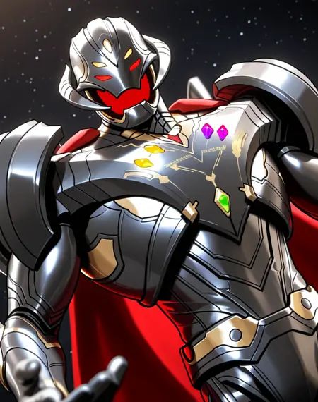 Ultron Infinity,  muscular,  robot on Tensor.Art