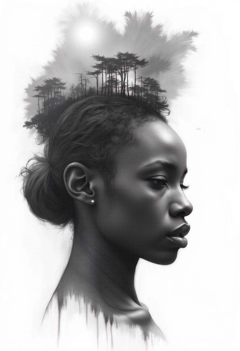 Charcoal drawing,  graphite drawing,  white background on Tensor.Art