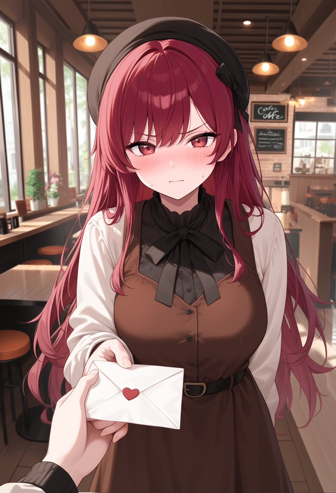 1girl,  tsundere,  pov on Tensor.Art