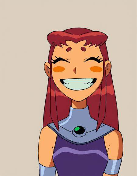StarfireTT,  solo,  smile on Tensor.Art
