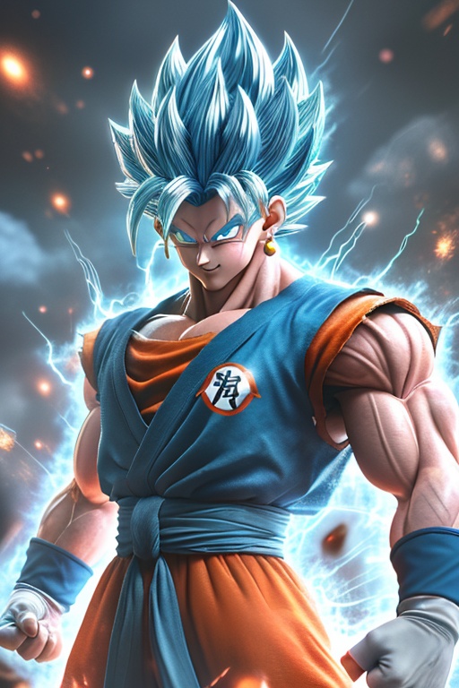 Super-Saiyan-Blue-Vegito on Tensor.Art