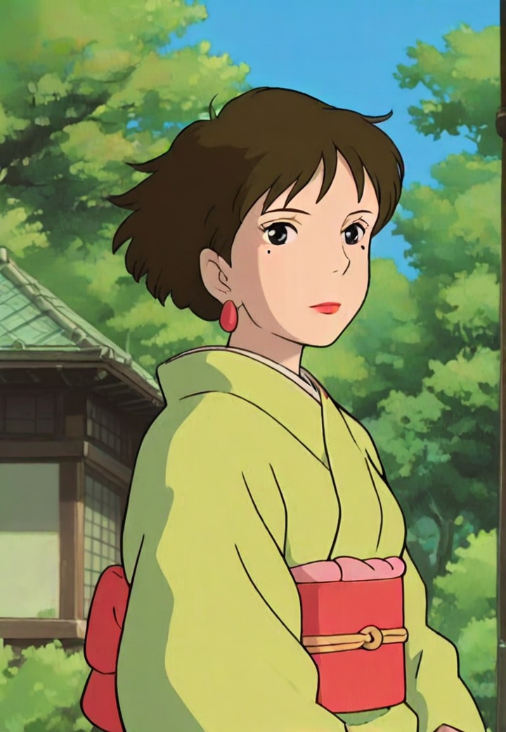 studio_ghibli,  1girl,  japanese clothes on Tensor.Art