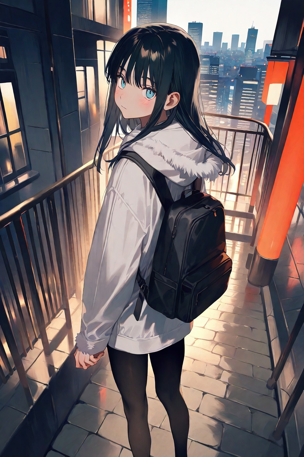 1girl,  solo,  long hair on Tensor.Art
