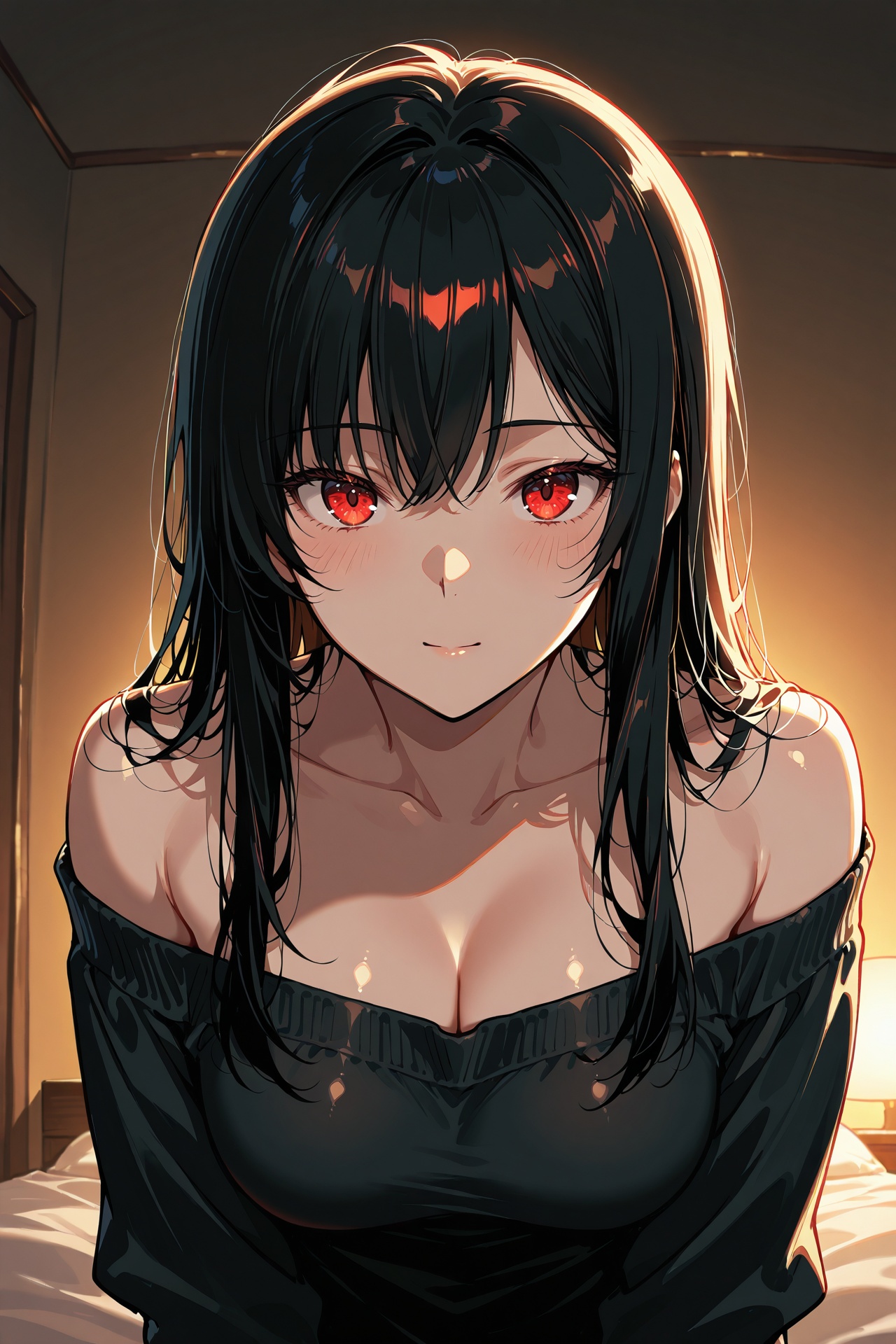 1girl,  sharp focus,  dark theme on Tensor.Art
