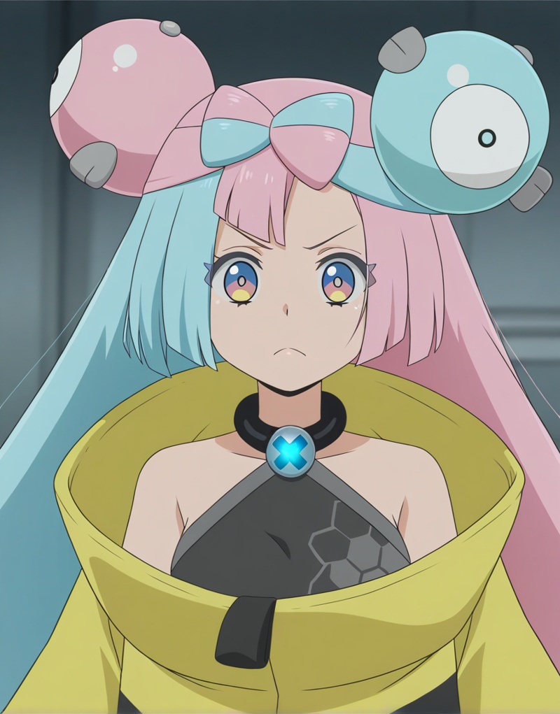 (anime coloring,  anime screenshot) IonoAnimeILXL,  hair ornament on Tensor.Art