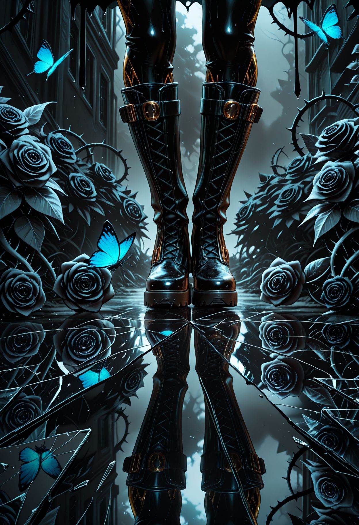 SmoothNoob_Quality,  lower body,  boots on Tensor.Art