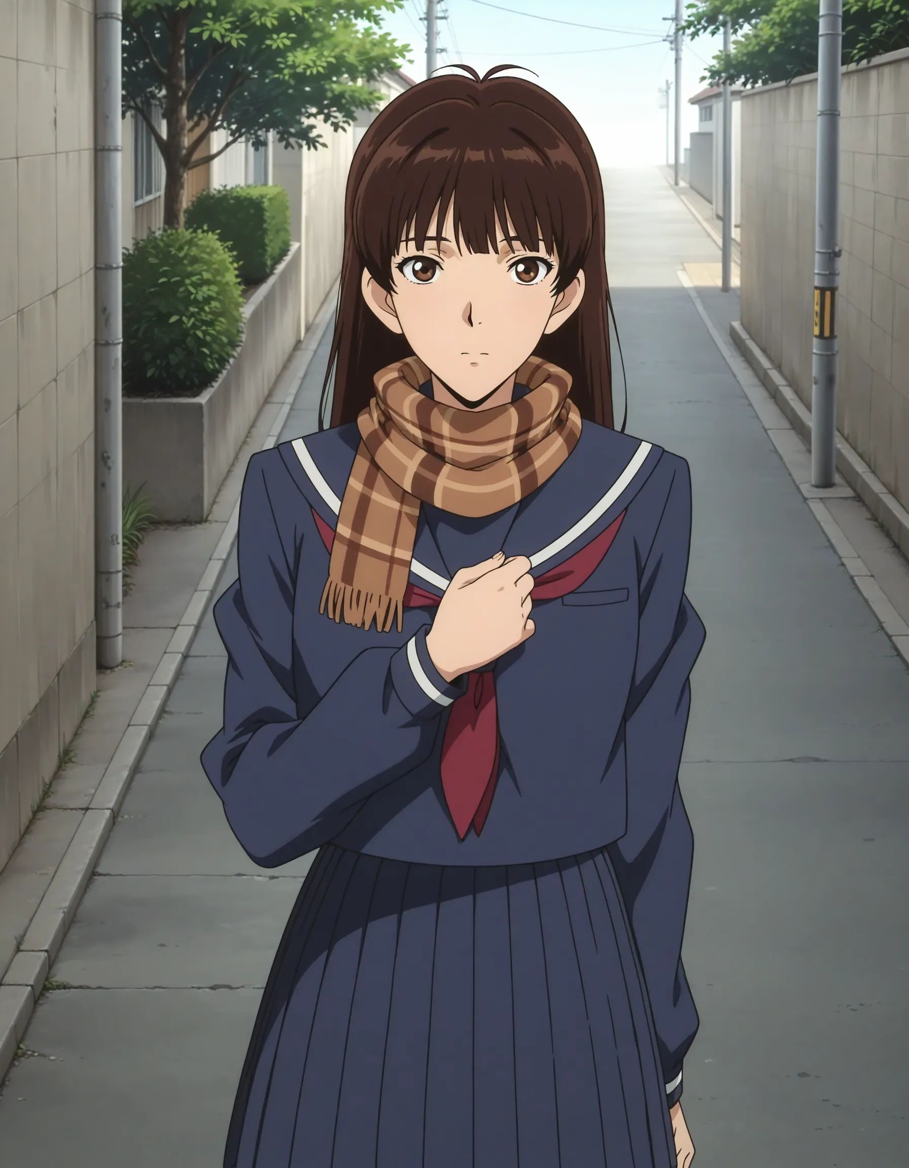 anime screencap,  outdoors,  closed mouth on Tensor.Art