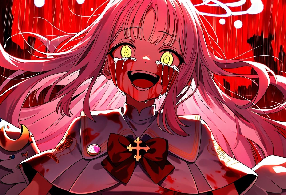 1girl,  red theme,  solo on Tensor.Art