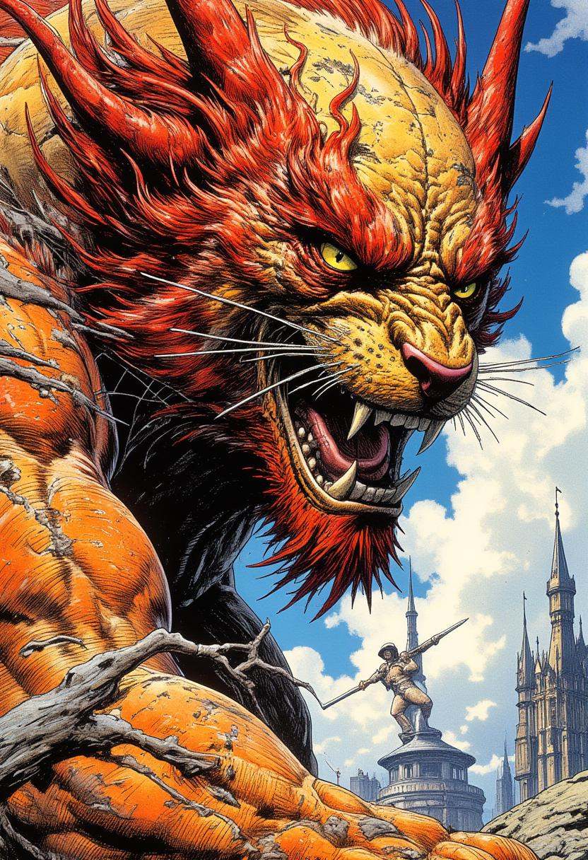 Arzach art by Charles Robinson,  Alejandro Burdisio,  David Mack on Tensor.Art