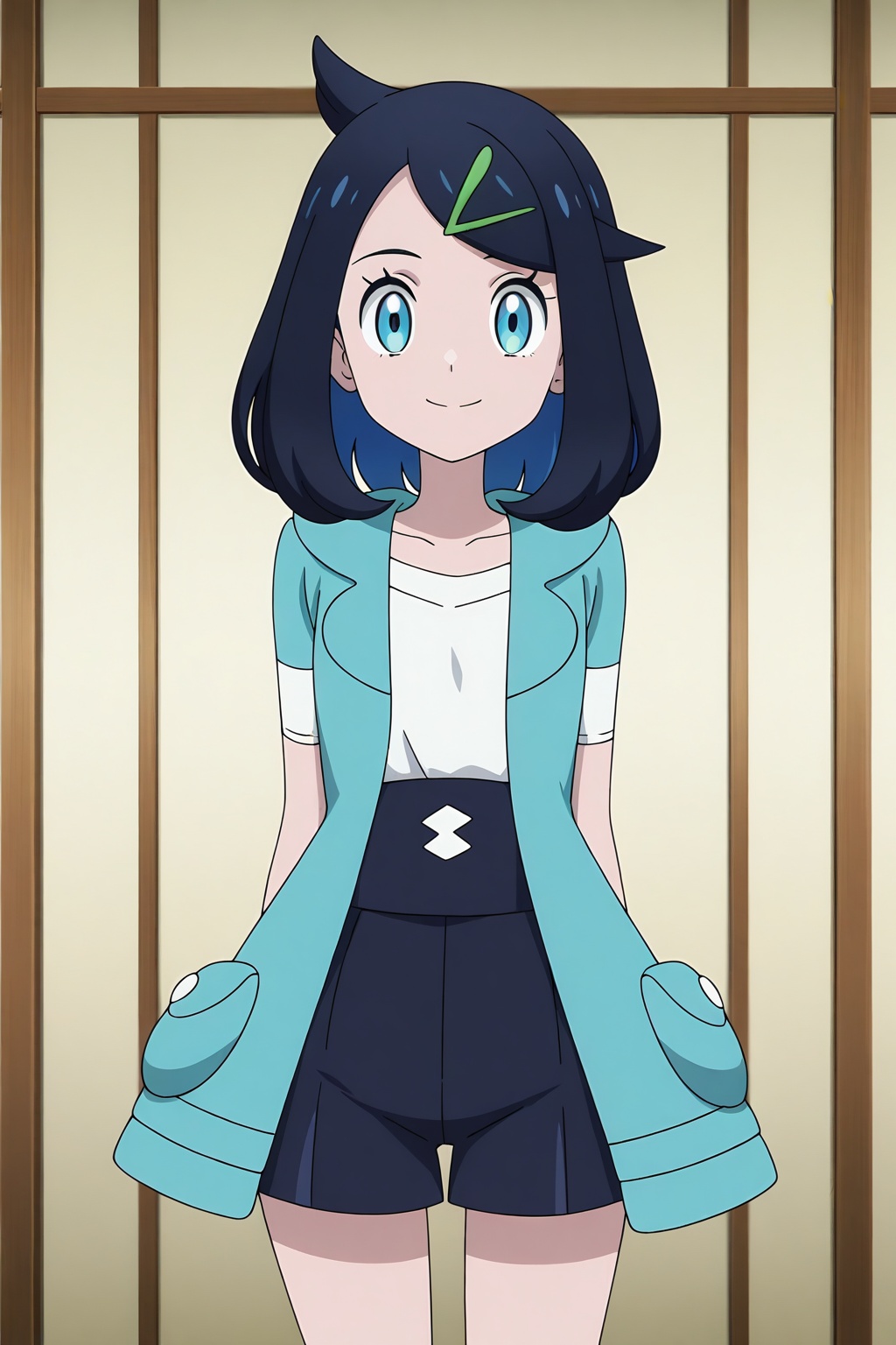 1girl,  liko(pokemon),  standing on Tensor.Art