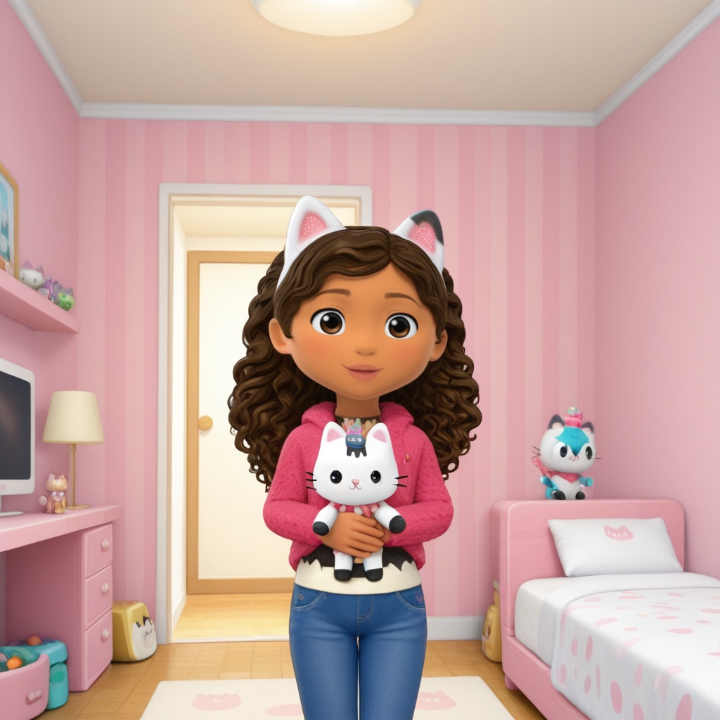 1girl,  standing in bedroom,  bedroom on Tensor.Art