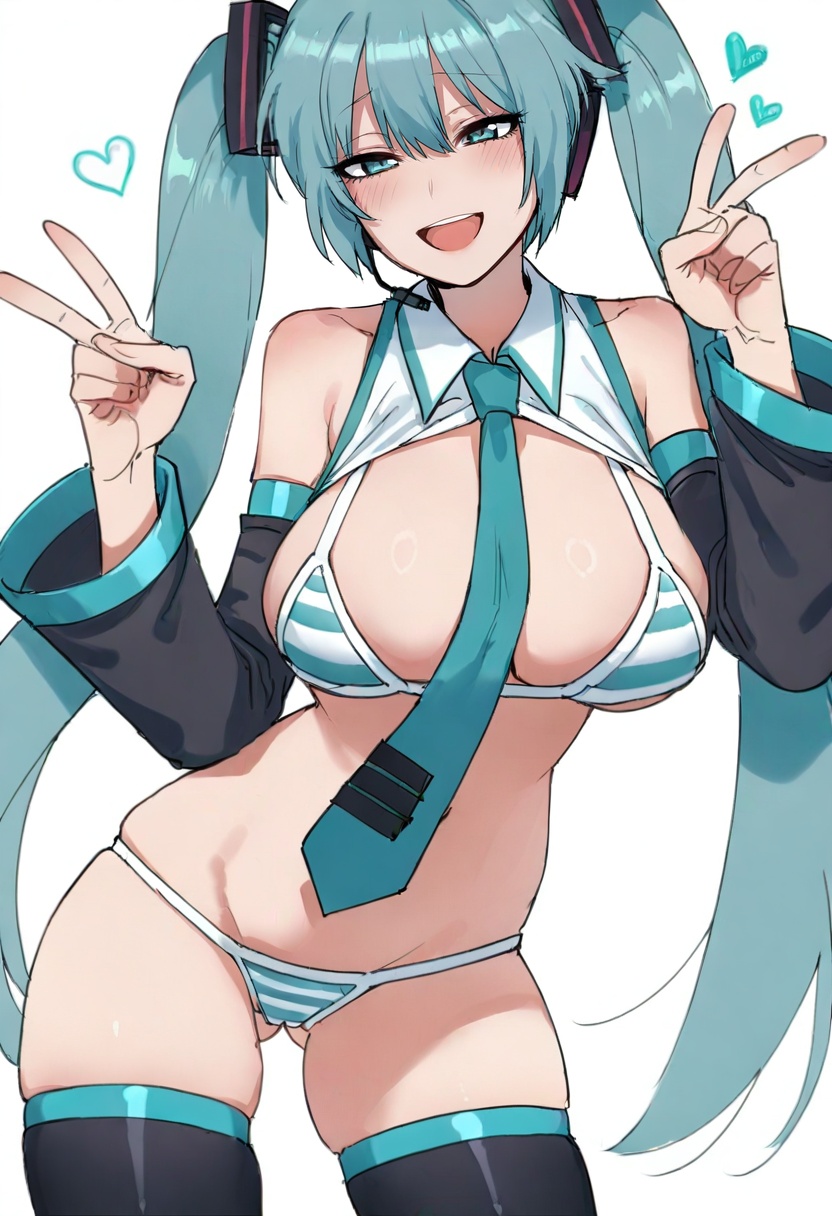 1girl,  solo,  twintails on Tensor.Art
