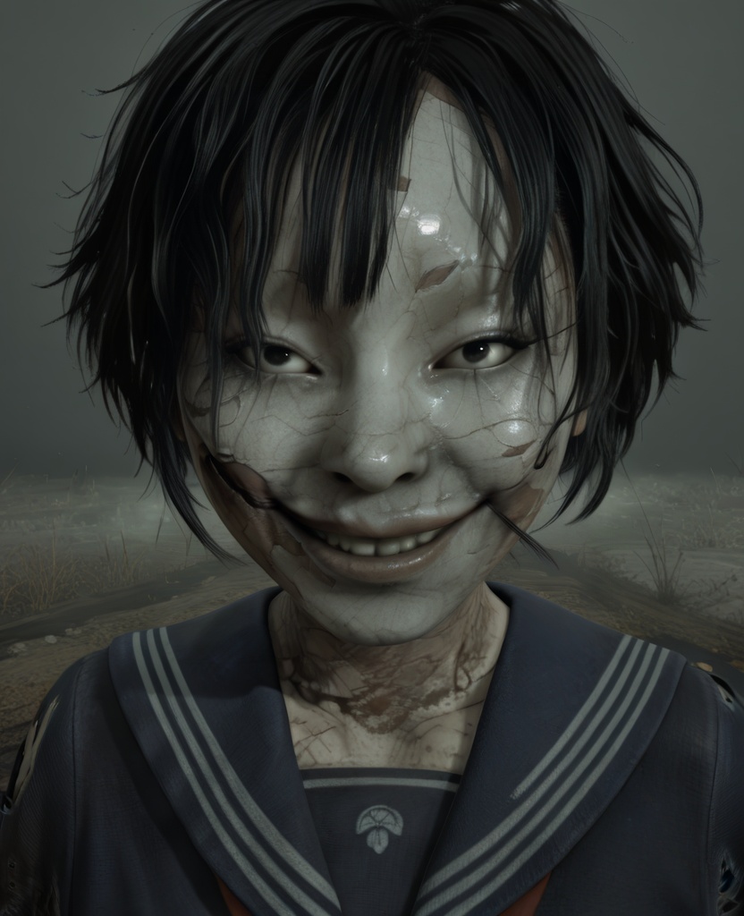 aykkshixl,  short hair,  black hair on Tensor.Art