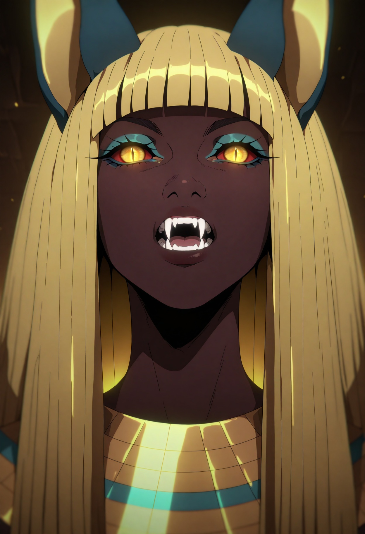 n0cturn3,  solo,  fangs on Tensor.Art