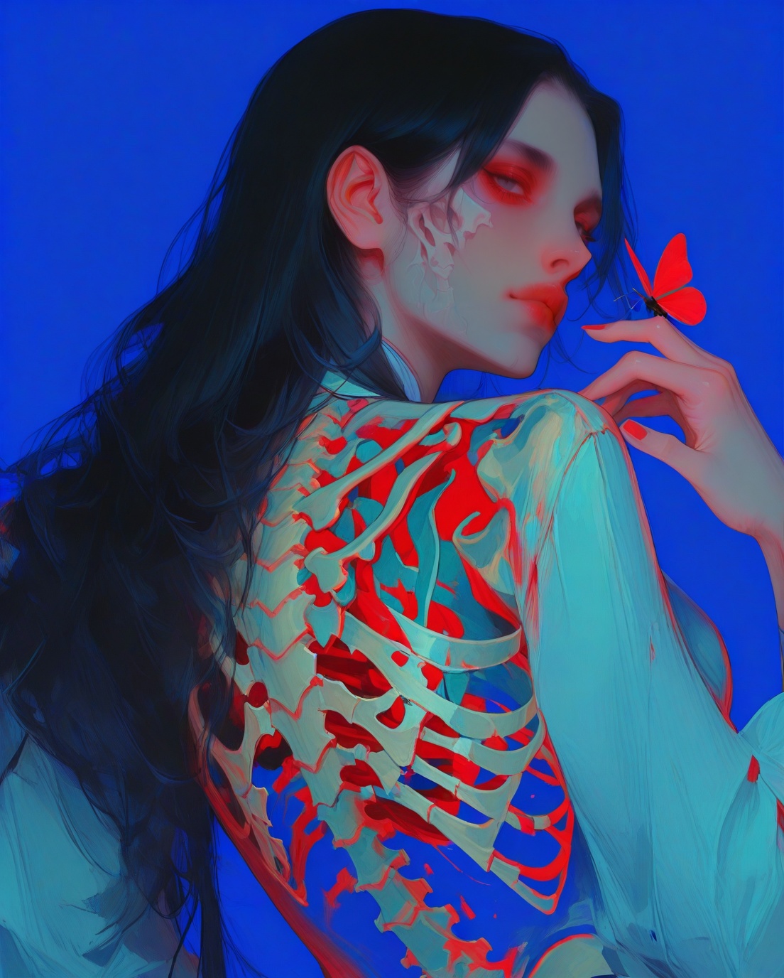 looking at viewer,  detailed background,  closed mouth on Tensor.Art