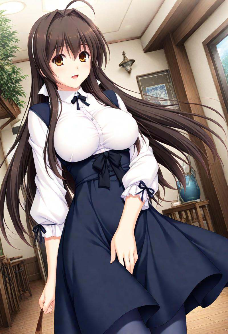 1girl,  white background,  maishima yuuri on Tensor.Art