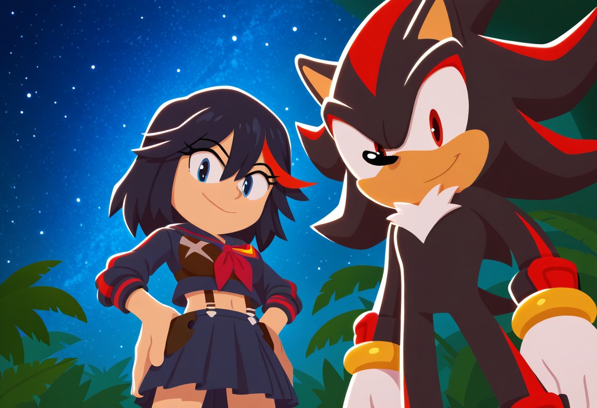 sonic (series),  1girl,  1boy on Tensor.Art