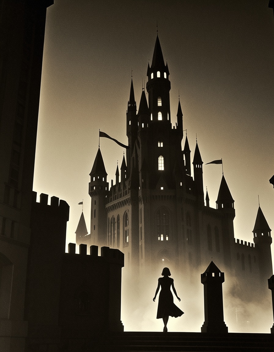 castle OhSoSilent,  metropolis,  1girl on Tensor.Art