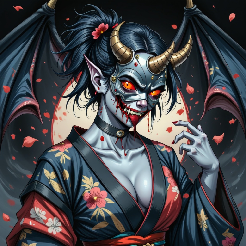 naboka,  scsource_anime,  fangs on Tensor.Art