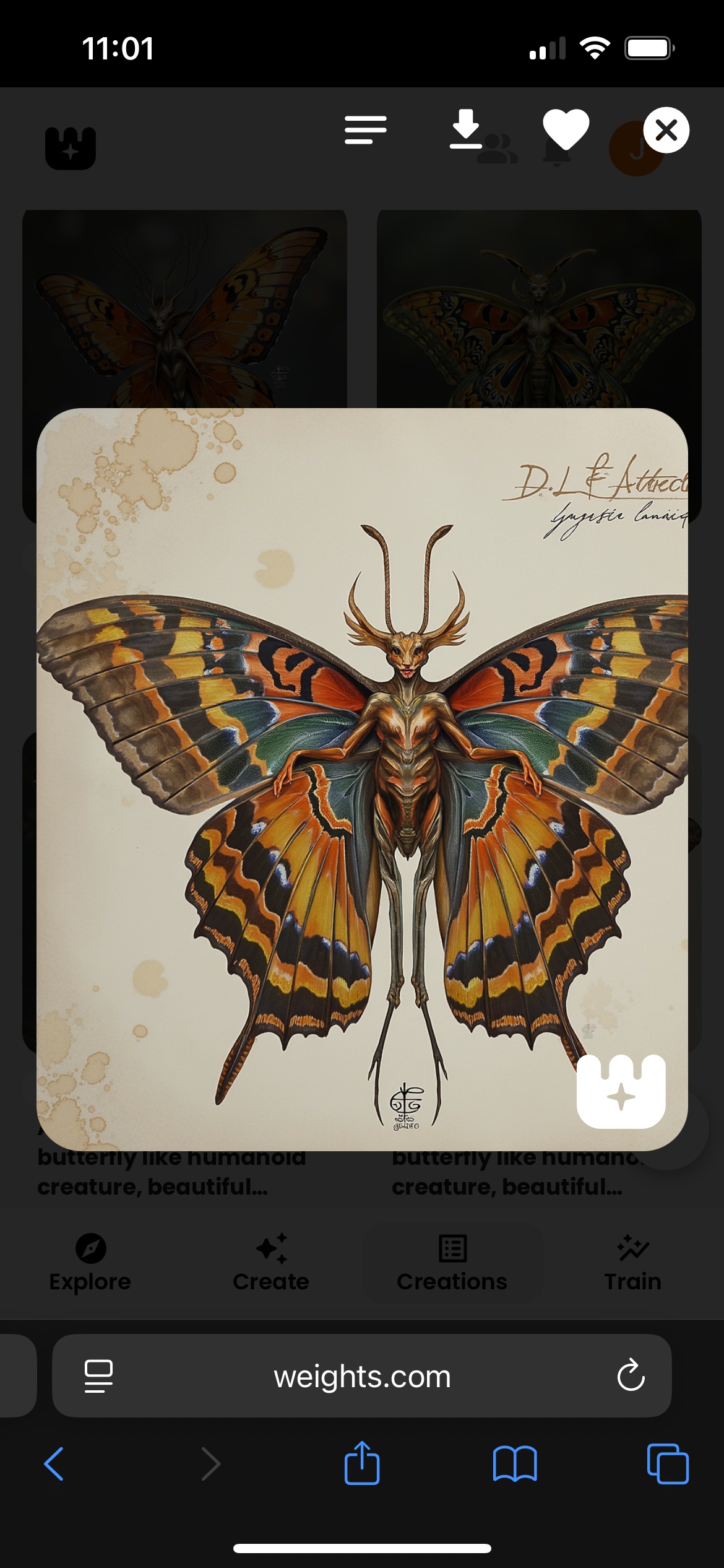 Screenshot on Tensor.Art