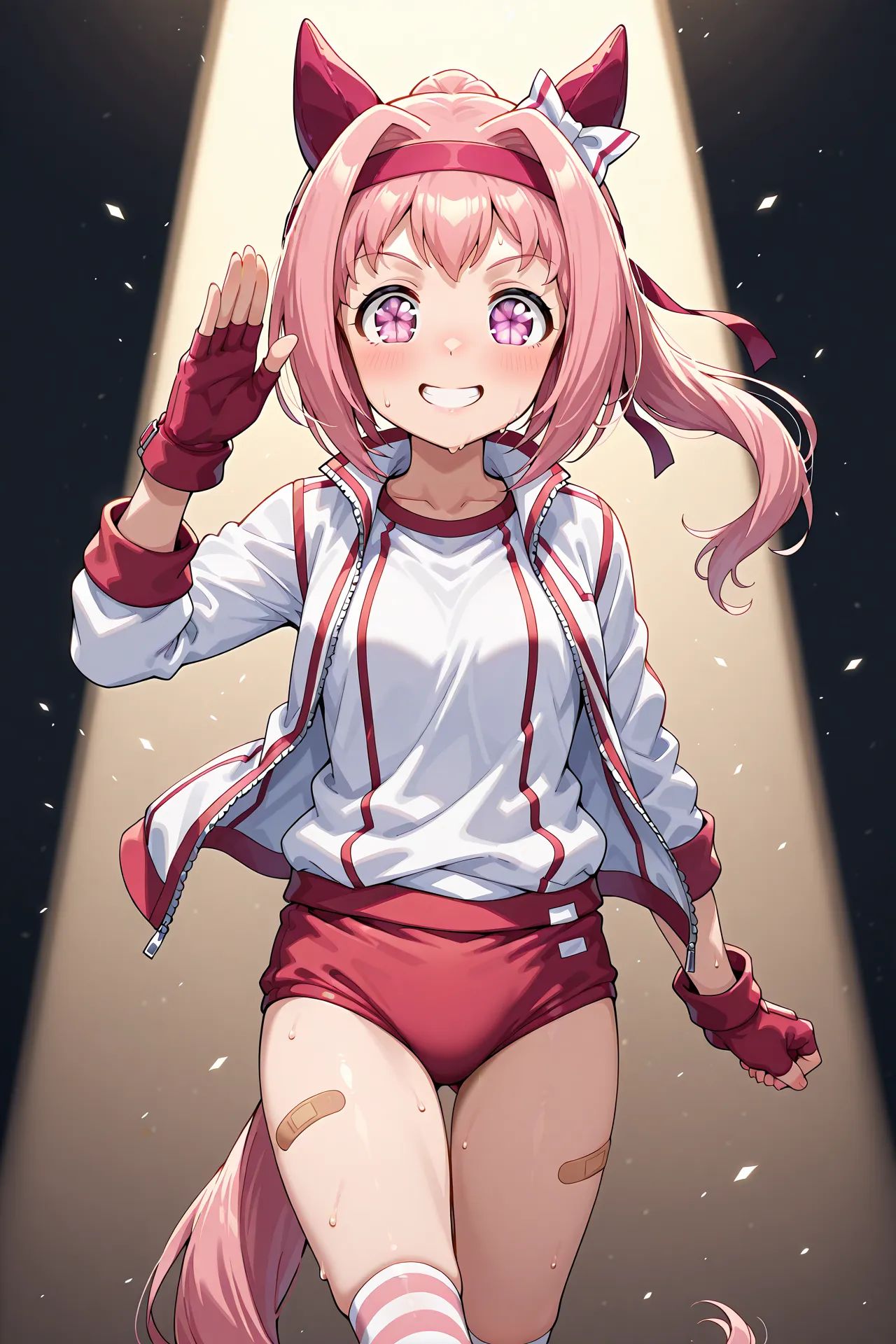 haru urara \(umamusume\),  horse girl,  horse tail on Tensor.Art