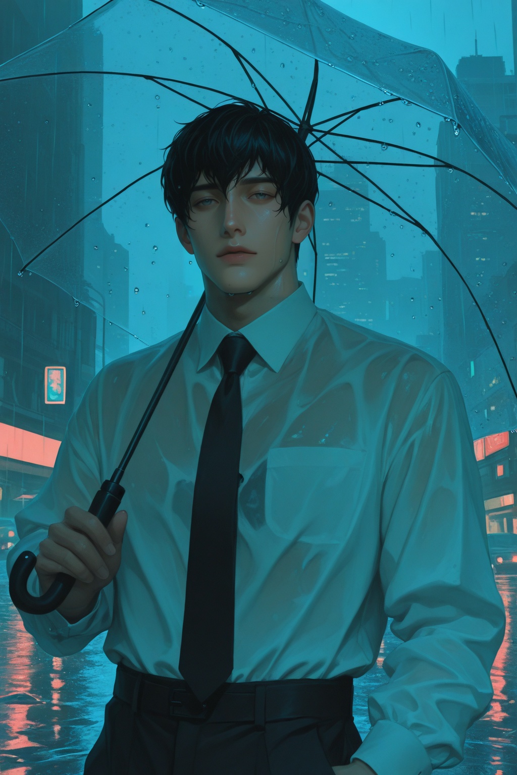 digital_art,  illustration,  1man on Tensor.Art