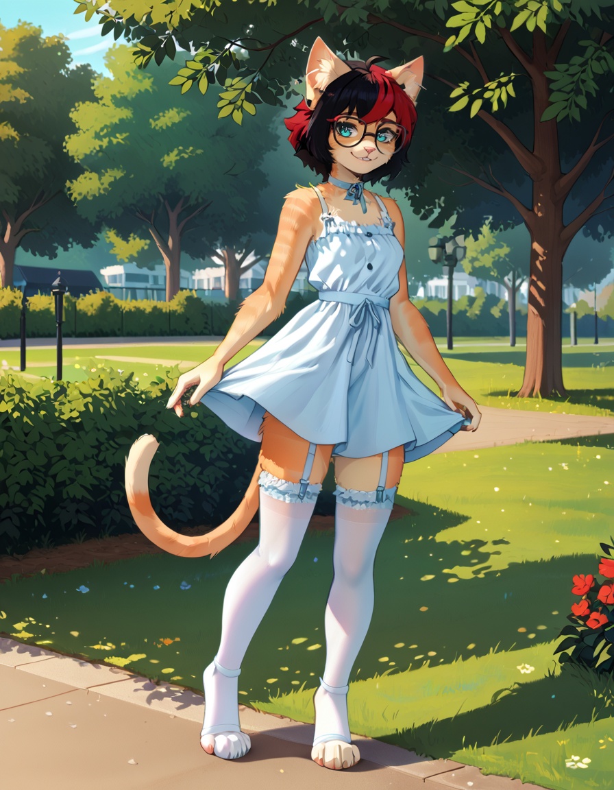 outdoors,  park,  full body on Tensor.Art