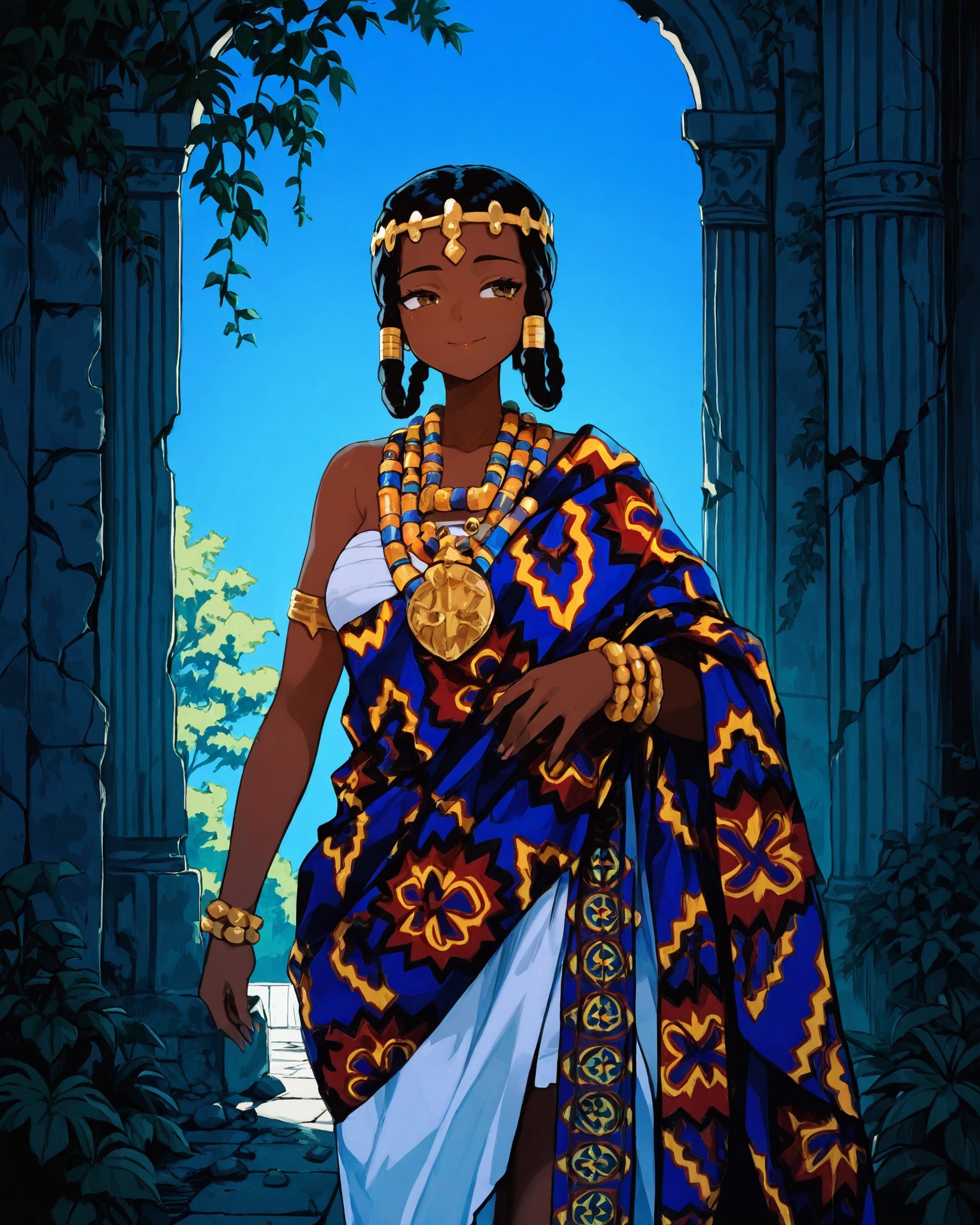 1girl,  black woman,  solo on Tensor.Art