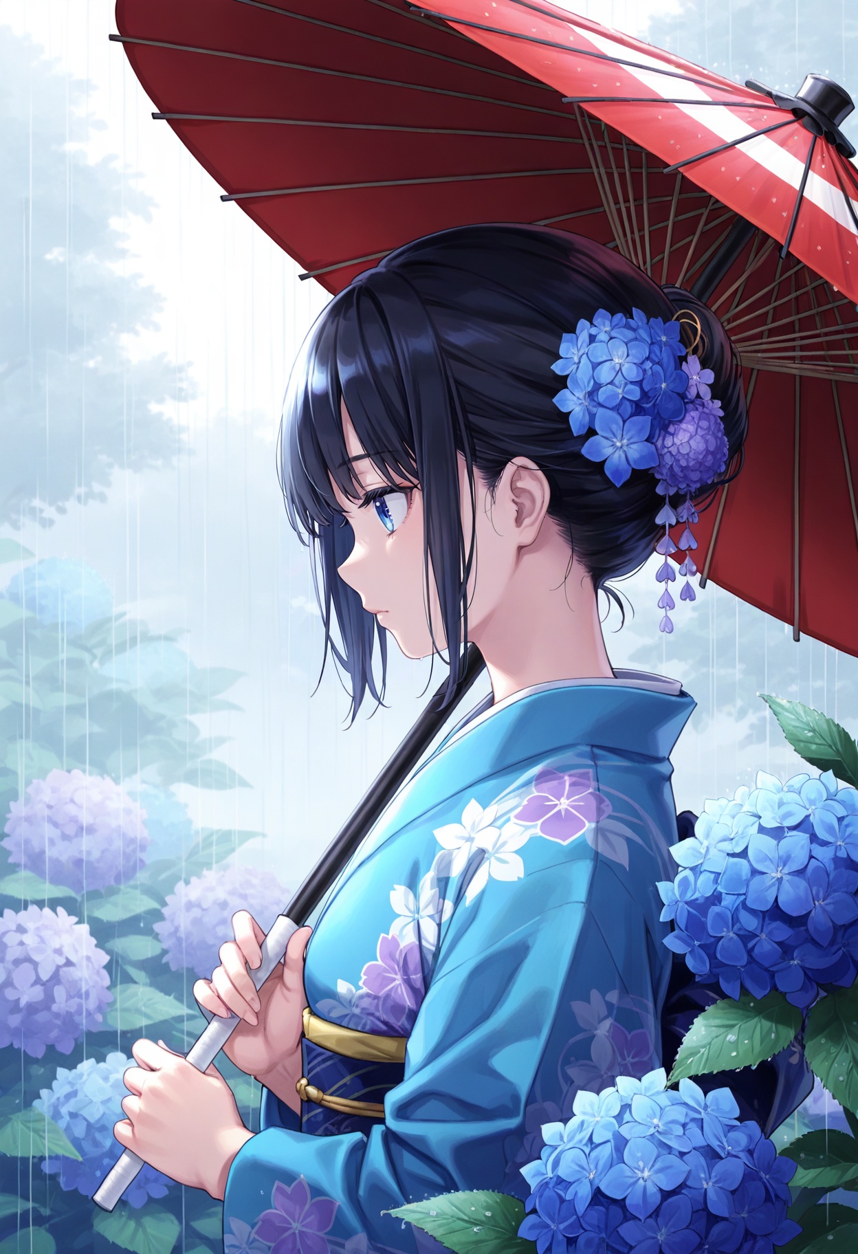 1girl,  flower,  solo on Tensor.Art