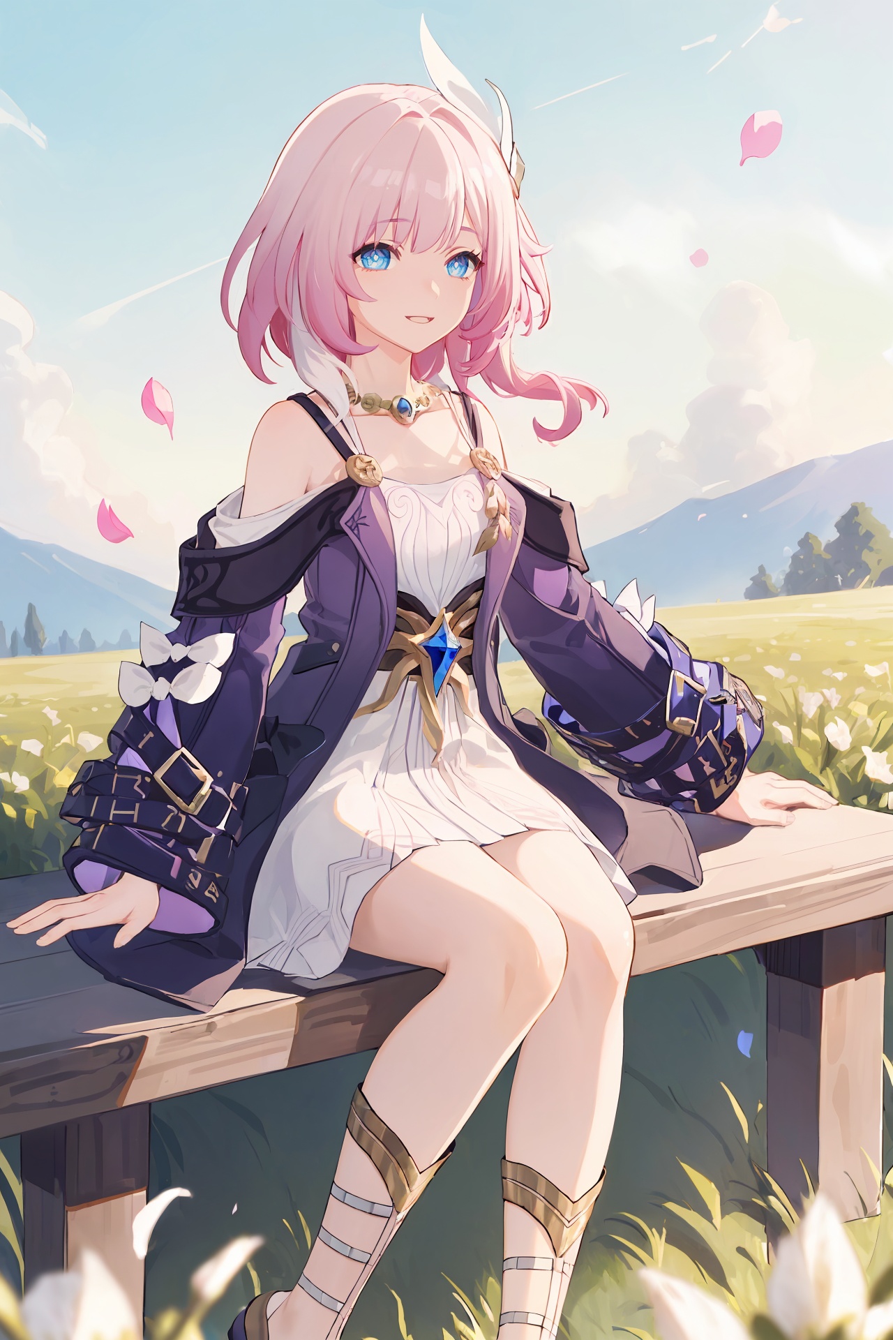 1girl,  cyrene \(honkai: star rail\),  solo on Tensor.Art